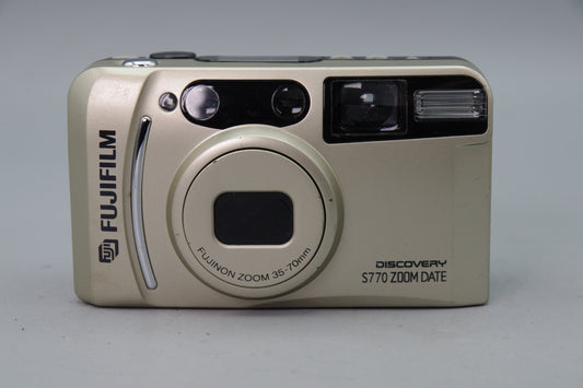 Fujifilm Discovery S770 Zoom Date 35mm Camera – Tested and Working