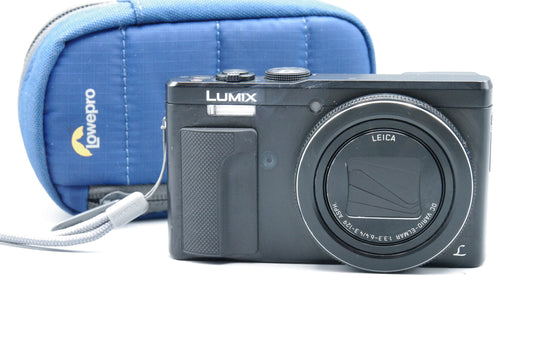 Panasonic Lumix TZ80 Camera Serviced 18MP 30x Zoom 4K WiFi GPS Black