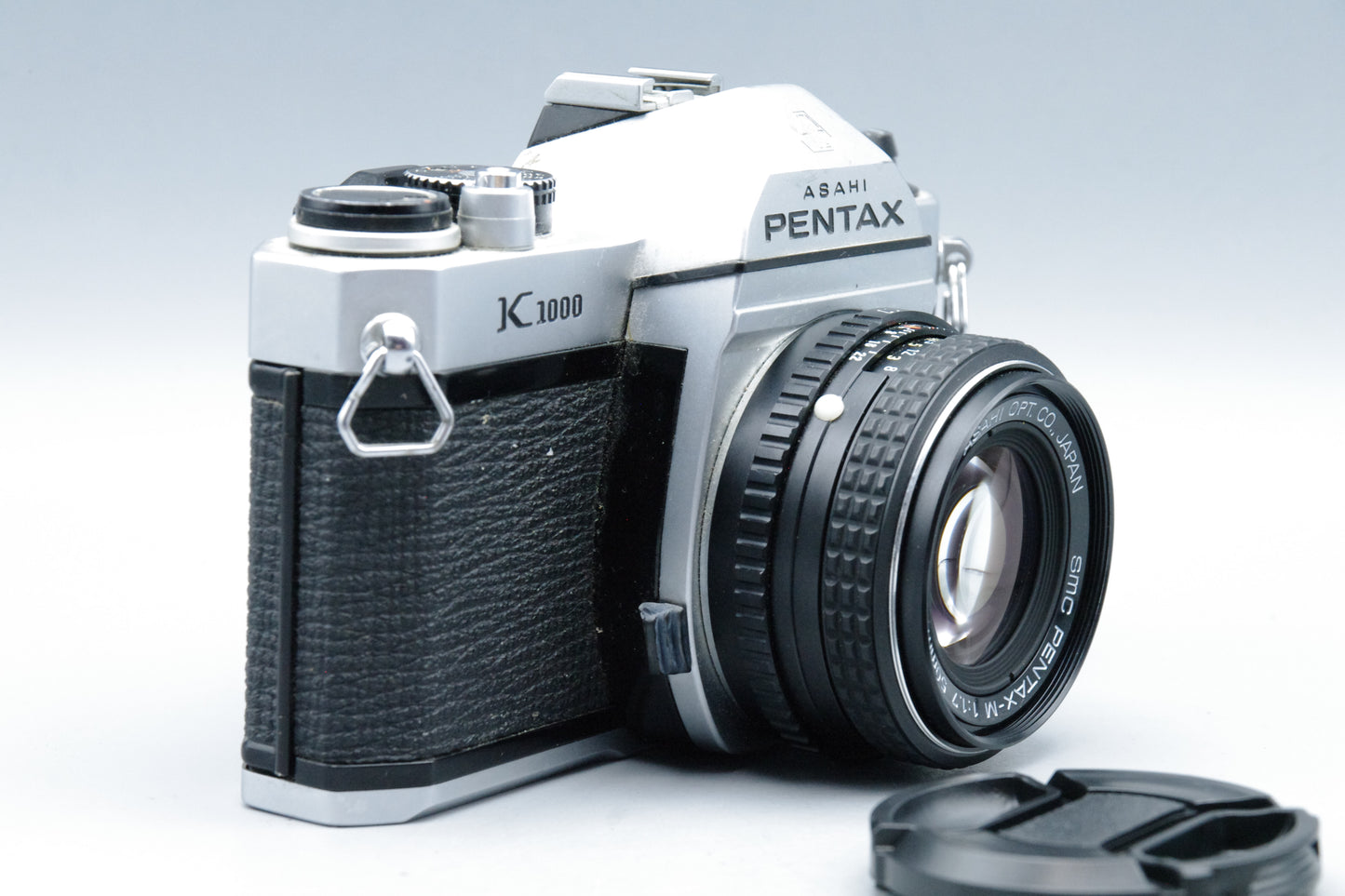 Pentax K1000 35mm SLR Camera + Pentax‑M 50mm f/1.7 Lens – Battery – Very Good