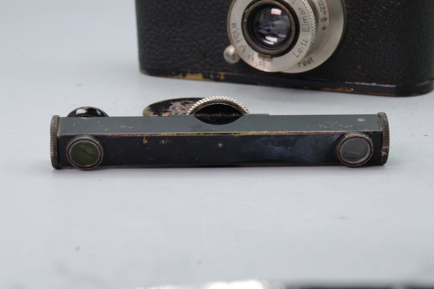 Leica I Model A 1930 + Elmar 50mm F3.5 + Finder + Case – S/N 23535