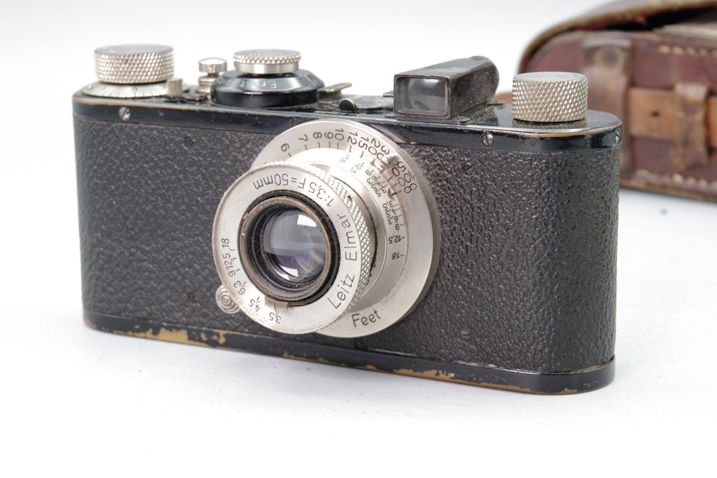 Leica I Model A 1930 + Elmar 50mm F3.5 + Finder + Case – S/N 23535