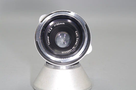 Black Carl Zeiss Contarex Tessar 50mm F/2.8 Bayonet Mount Lens