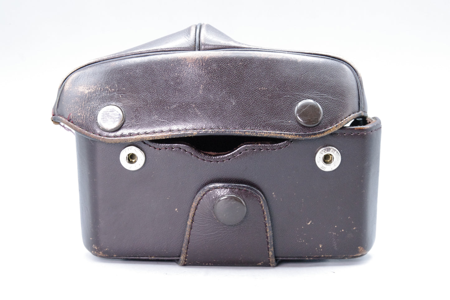 Olympus OM‑Series Brown Leather Case – Genuine Olympus – Good Condition