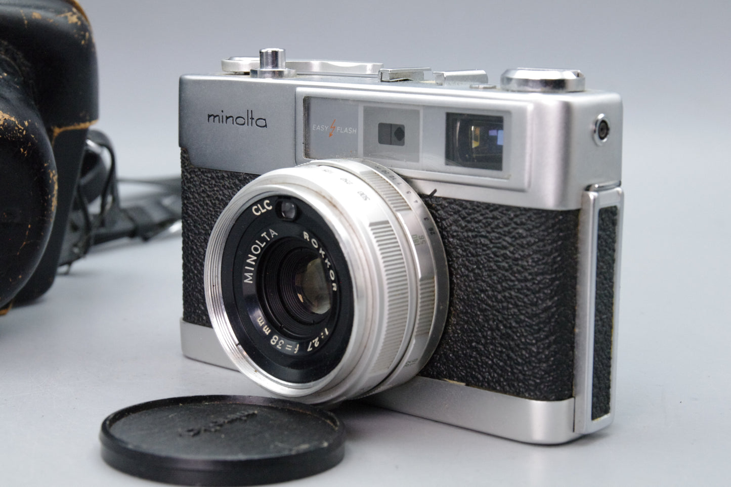Minolta AL‑F 35mm Rangefinder – Excellent Condition – Tested – Case & Cap