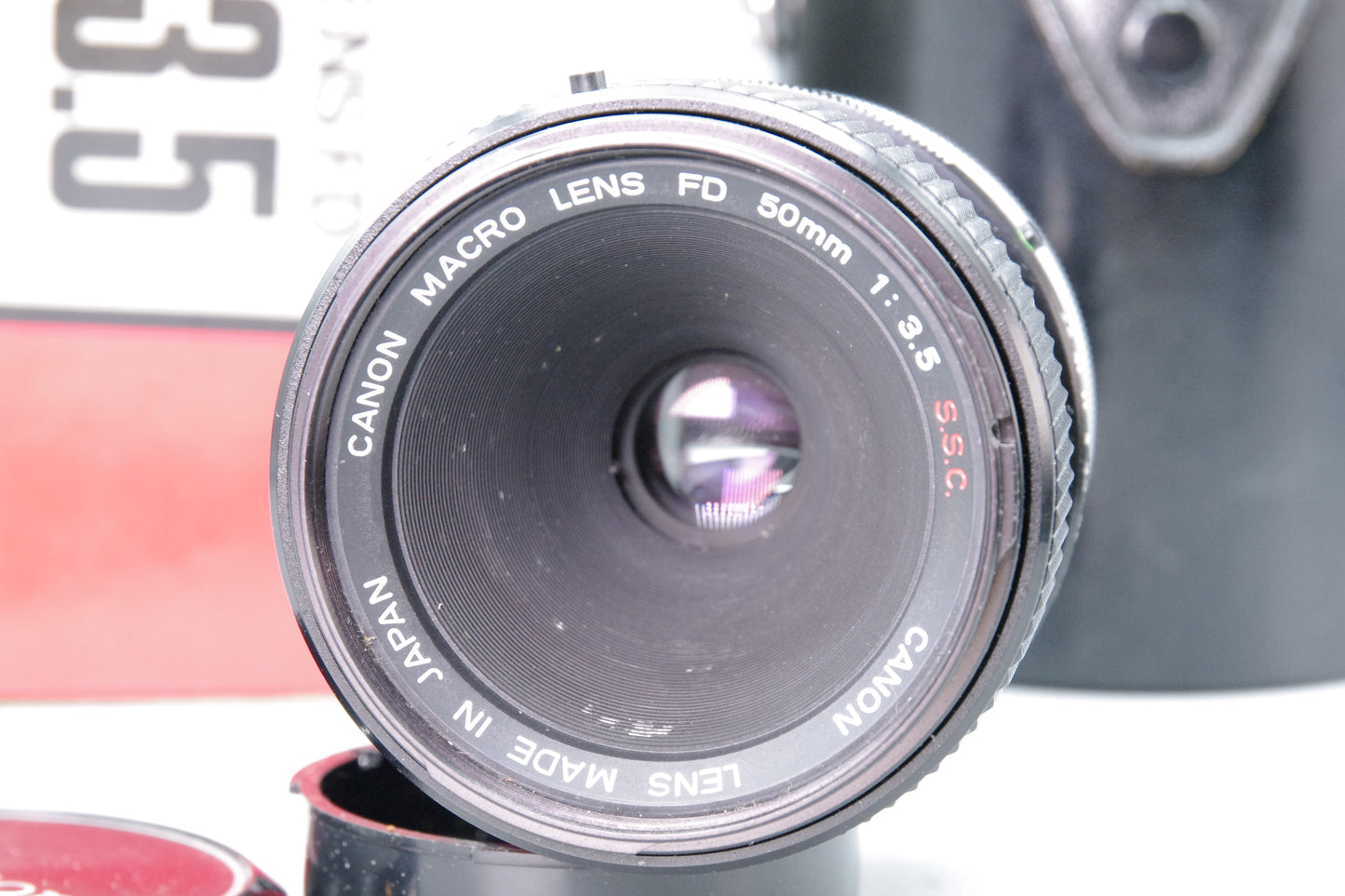 Canon FD 50mm f/3.5 S.S.C. Macro – Excellent – Boxed – Life‑Size Tube & Case