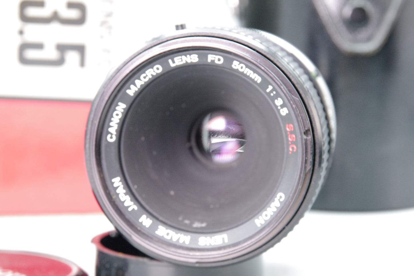 Canon FD 50mm f/3.5 S.S.C. Macro – Excellent – Boxed – Life‑Size Tube & Case