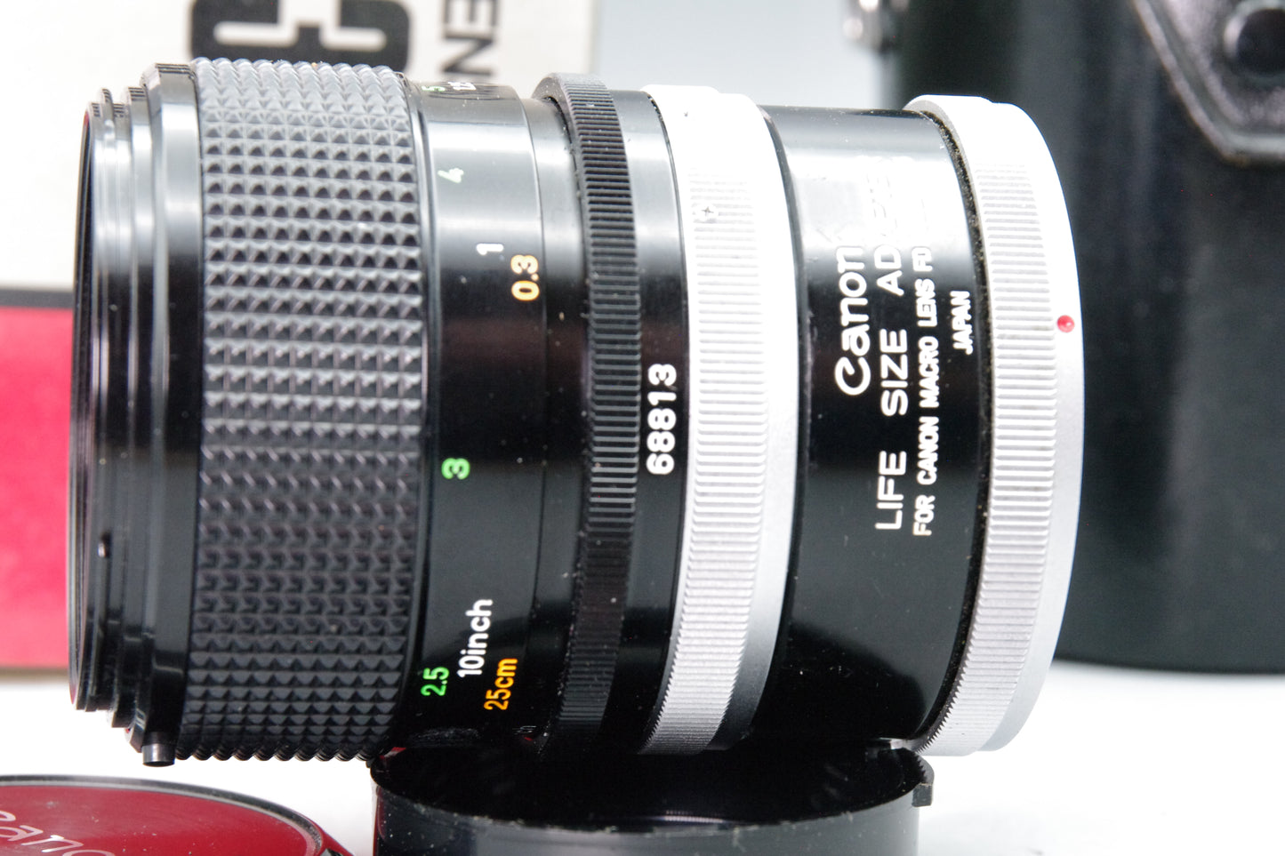 Canon FD 50mm f/3.5 S.S.C. Macro – Excellent – Boxed – Life‑Size Tube & Case