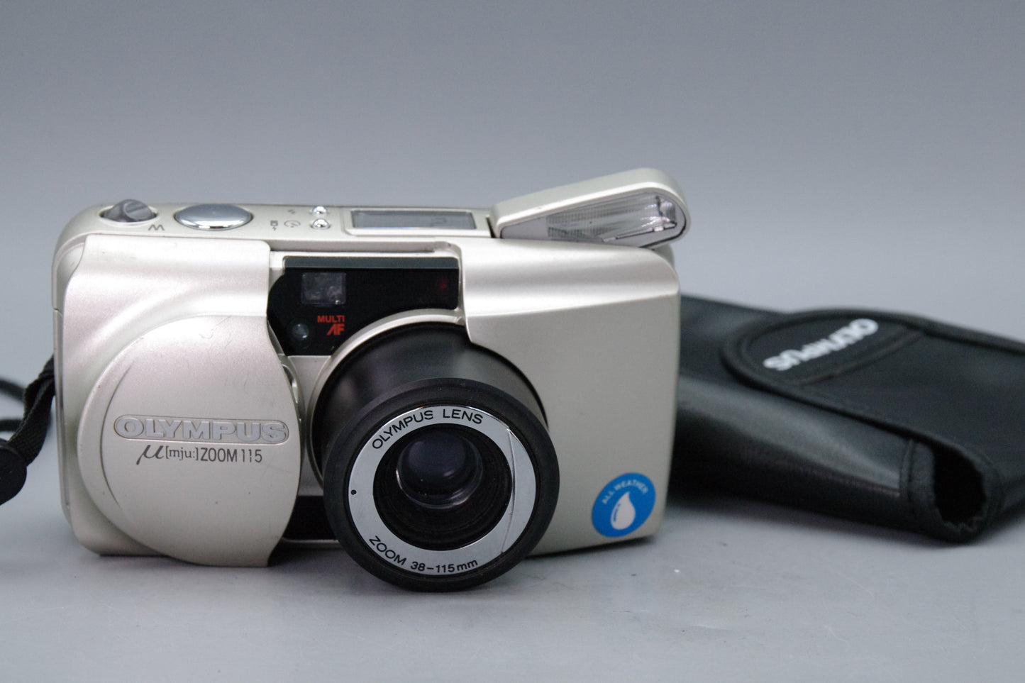 Olympus MJU III Zoom 115 35mm Film Camera with Case – Tested – VGC