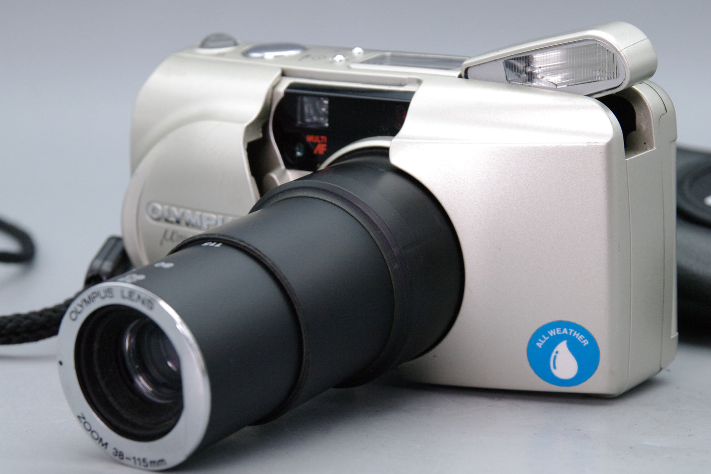 Olympus MJU III Zoom 115 35mm Film Camera with Case – Tested – VGC