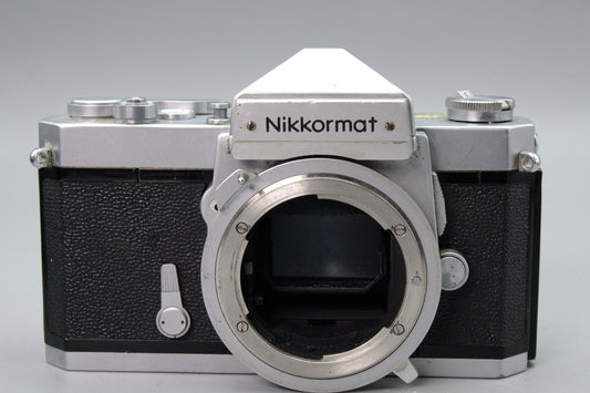 Nikon Nikkormat FTN 35mm SLR Film Silver Camera Body – Classic