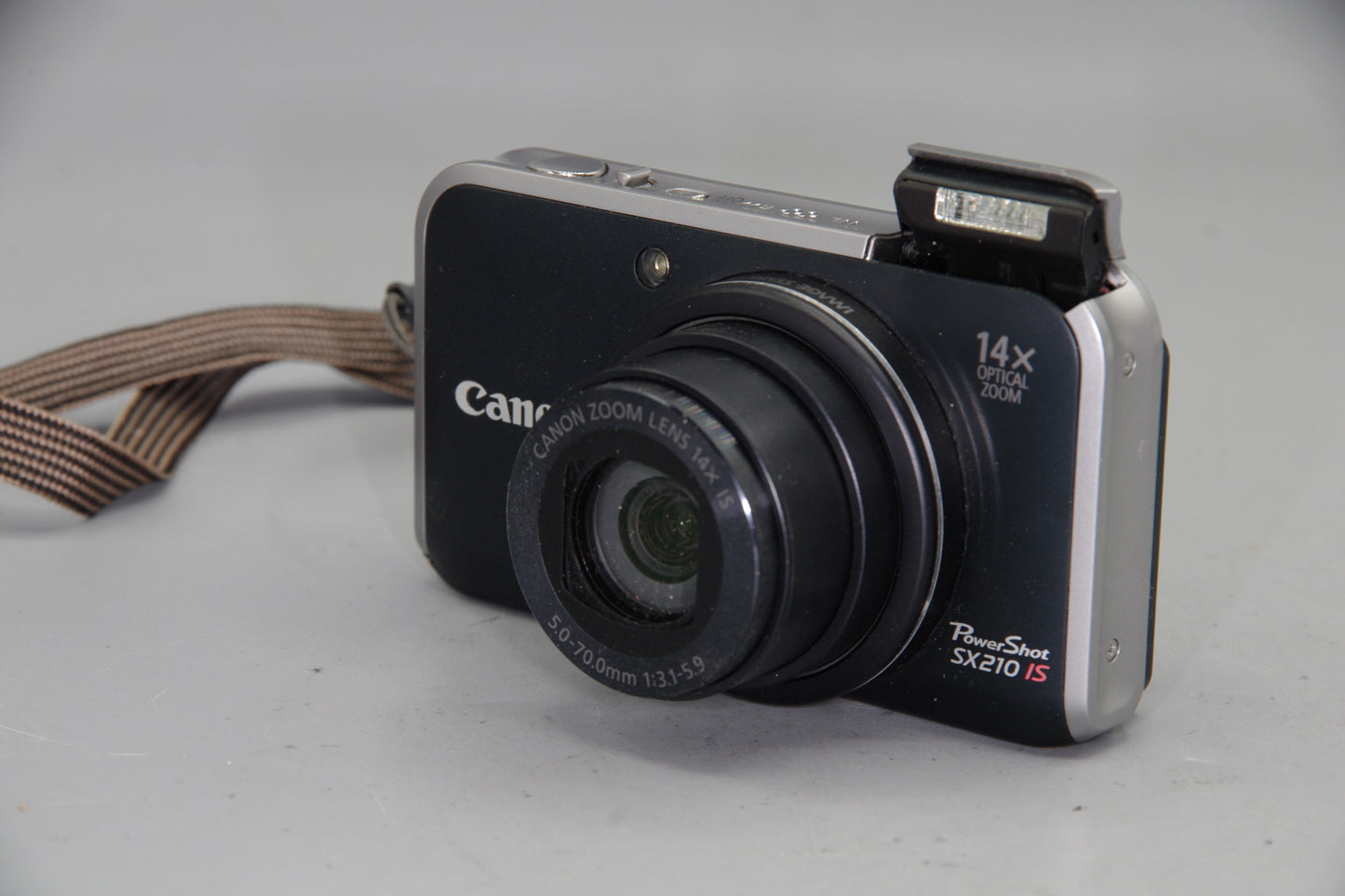 Canon PowerShot SX210 IS 14MP Compact Camera 14x Zoom HD - Tested and Working