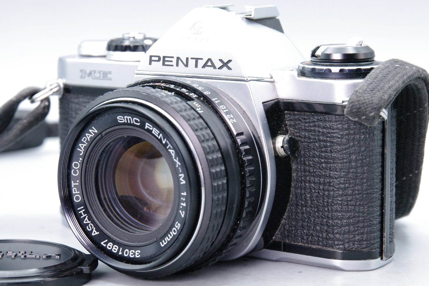 Pentax ME 35mm SLR with 50mm f/1.7 Lens + Batteries – Tested – VGC