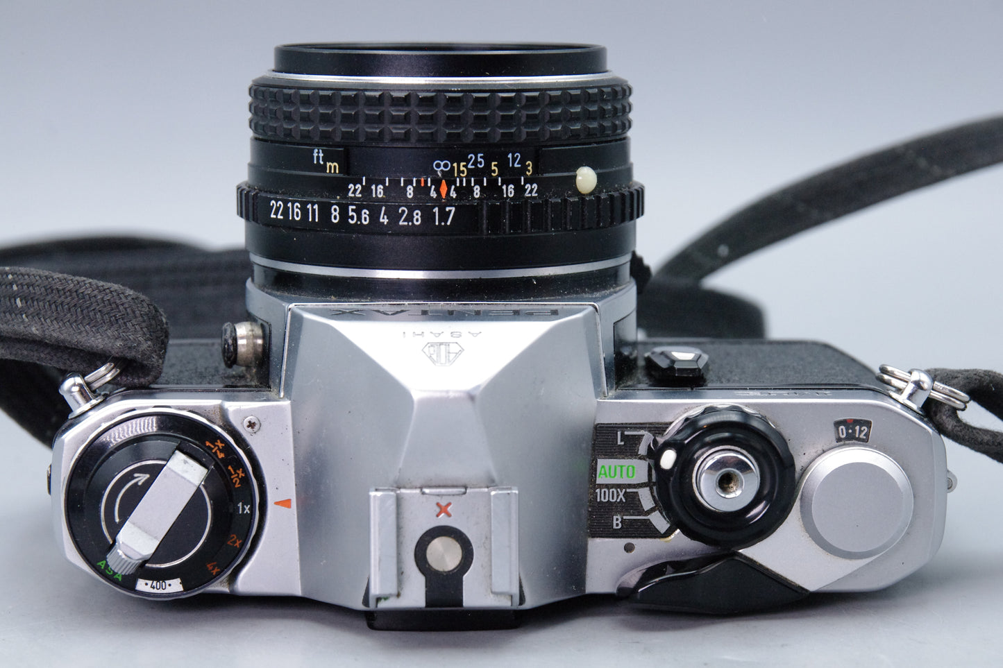 Pentax ME 35mm SLR with 50mm f/1.7 Lens + Batteries – Tested – VGC