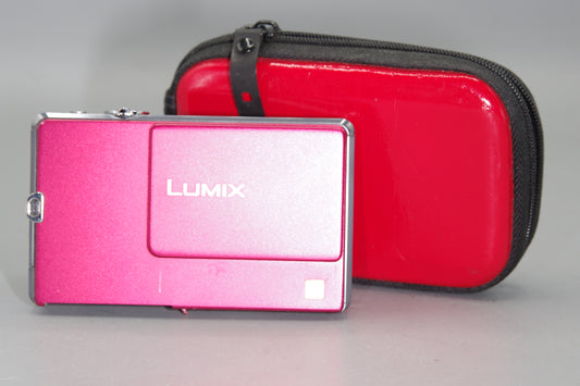 Red Panasonic Lumix DMC-FP2 14MP Ultra Compact Digital Camera - Pls Read