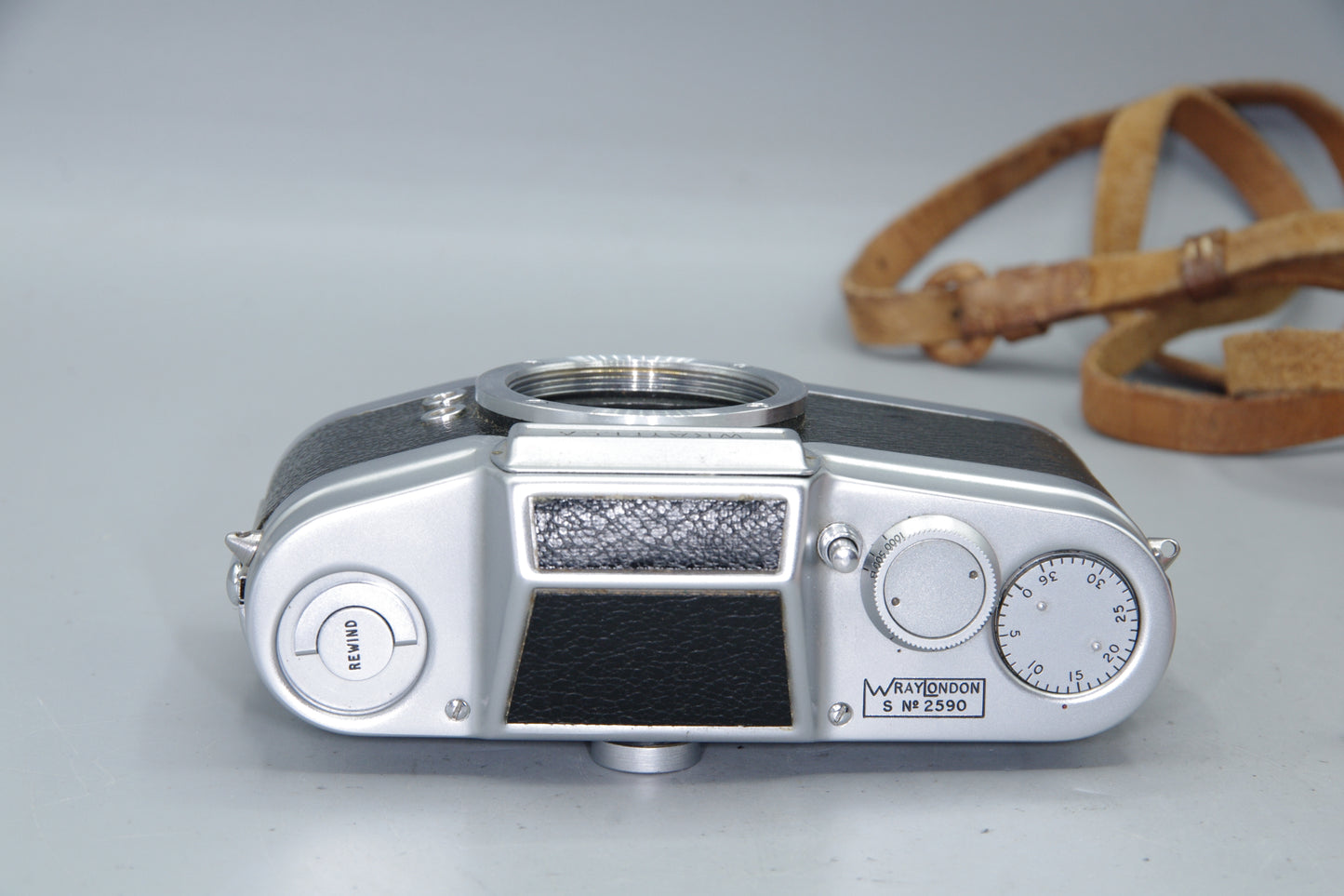 Wrayflex Ia 35mm British SLR Camera 1950s Rare Reflex Design Collectible - 2590