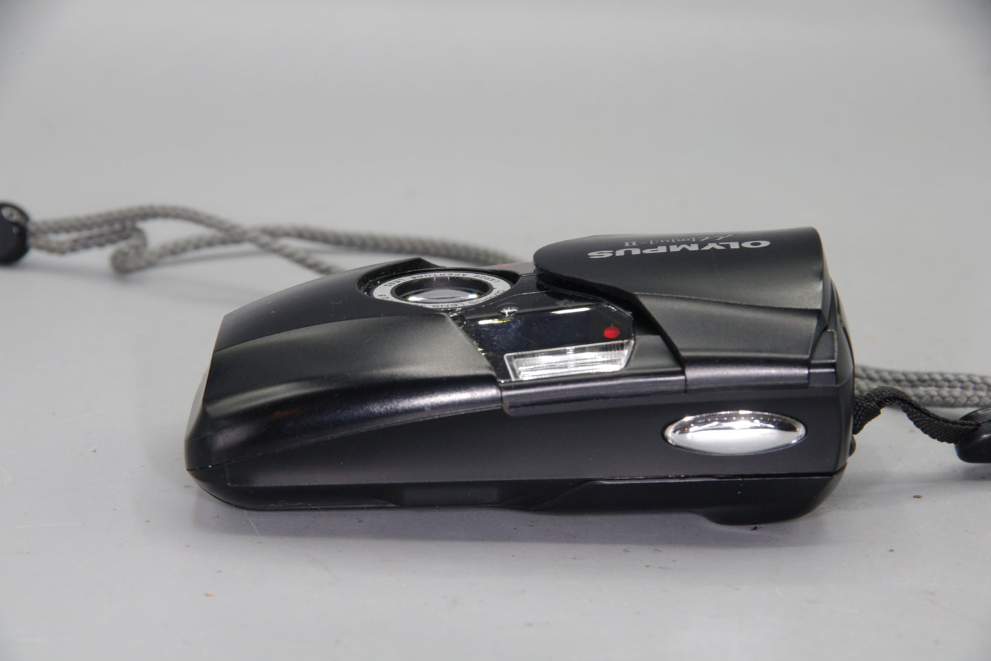 Olympus MJU II 35mm Film Camera Boxed with Case Paperwork Classic Point & Shoot