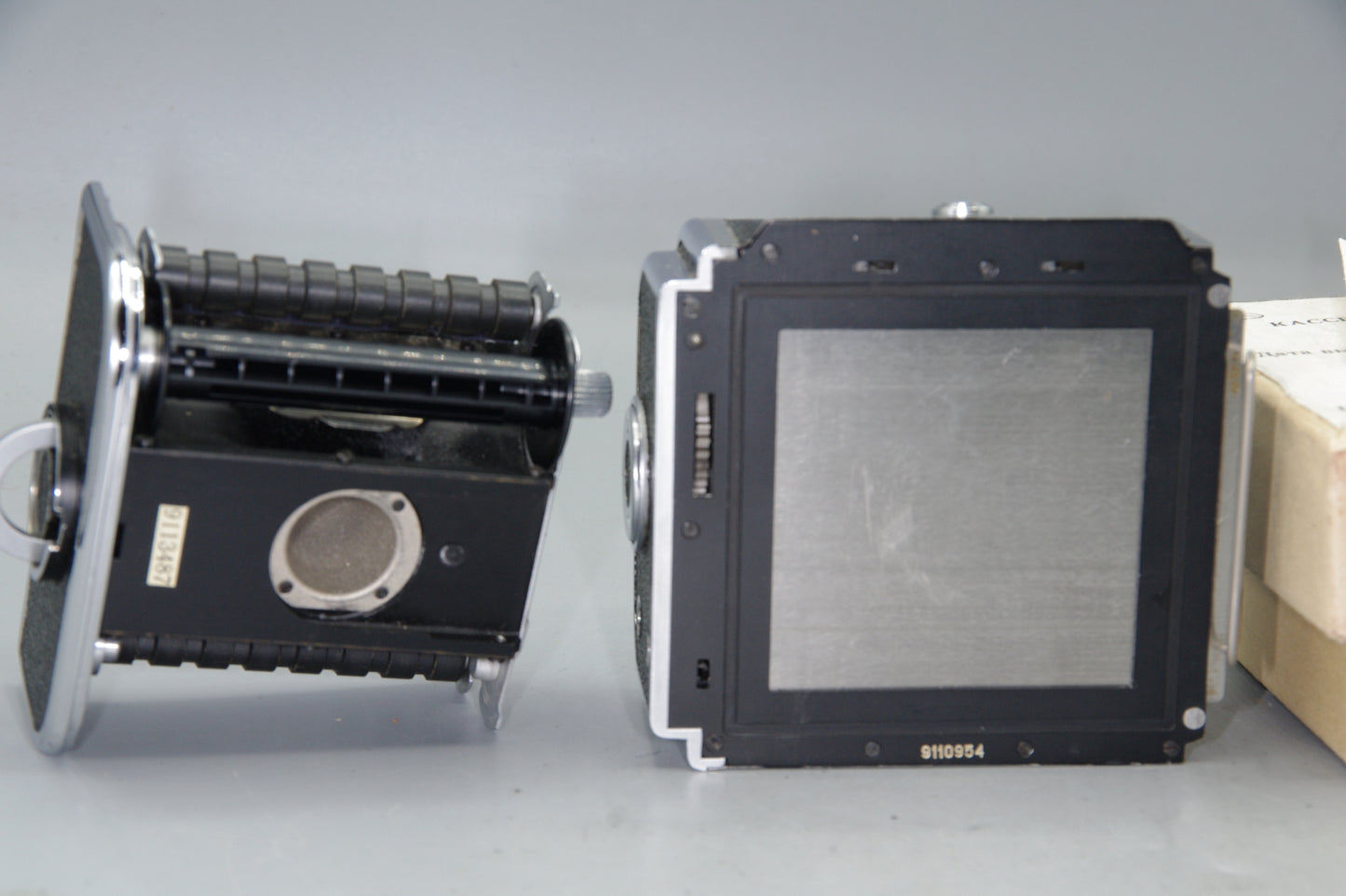 Kiev 88 / 80 Medium Format Film Back – 6x6 Cassette, 120 Roll Film USSR Boxed