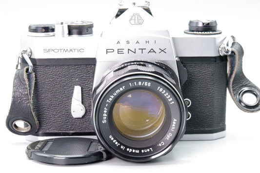 Asahi Pentax Spotmatic SP – Super‑Takumar 55mm f/1.8 – Tested – Very Good