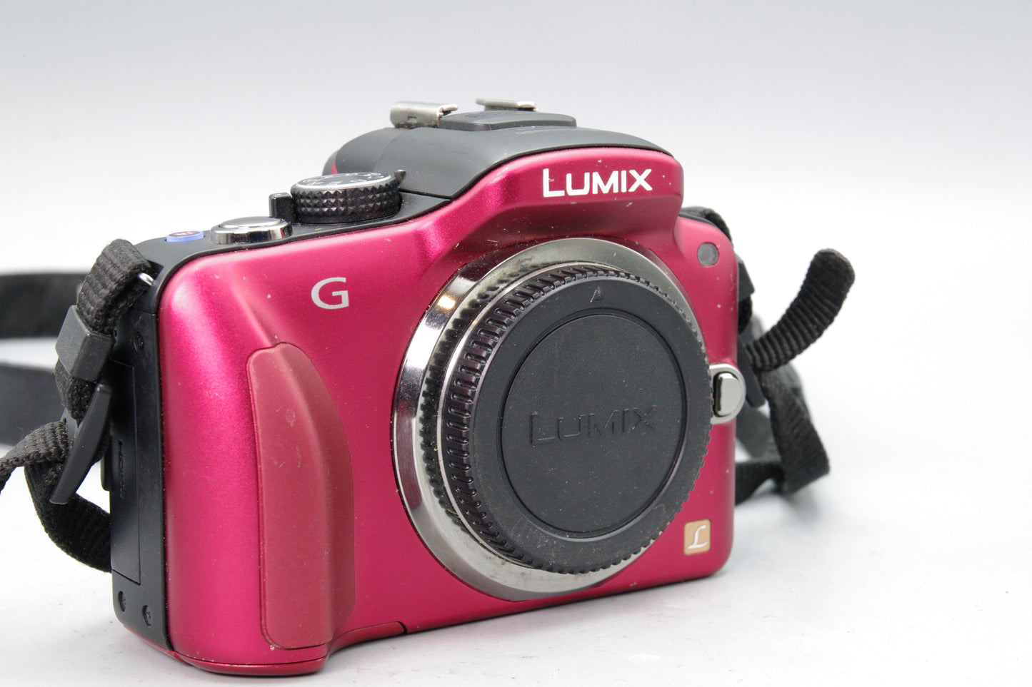 Panasonic Lumix DMC‑G3 Red 16MP – 14‑42mm Lens Manual‑Only – S/C 15698