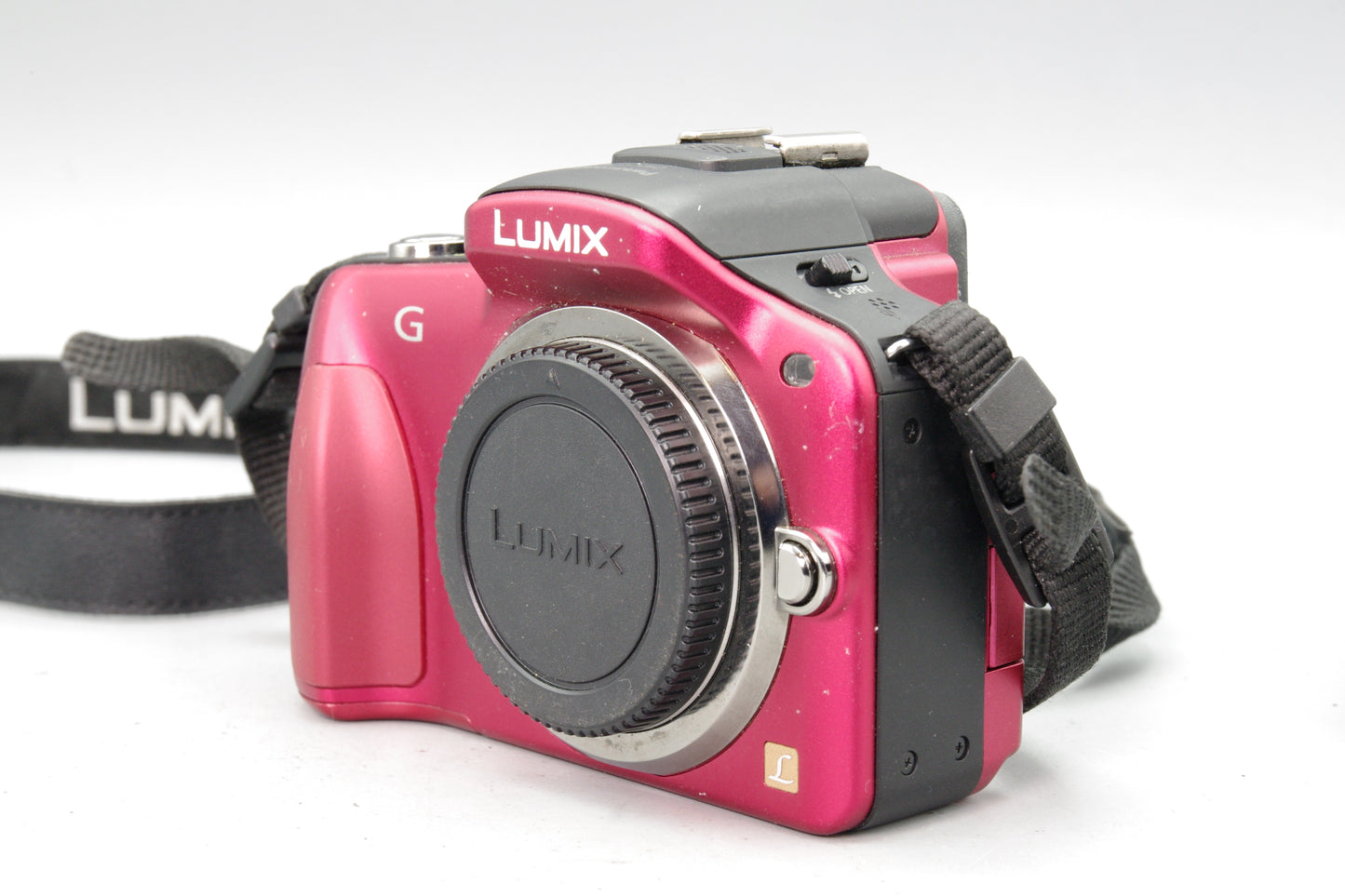 Panasonic Lumix DMC‑G3 Red 16MP – 14‑42mm Lens Manual‑Only – S/C 15698