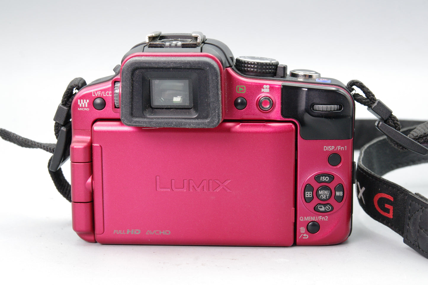 Panasonic Lumix DMC‑G3 Red 16MP – 14‑42mm Lens Manual‑Only – S/C 15698
