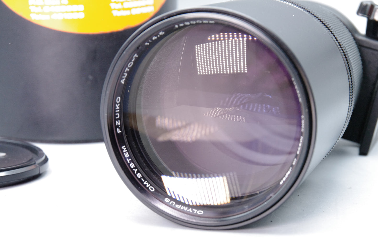 Olympus Zuiko Auto‑T 300mm f/4.5 Telephoto Lens – OM Mount – Excellent – With Case