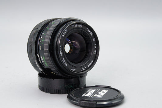 Vivitar 28mm F/2.8 Wide Angle Lens – Canon FD Mount – Tested, Excellent