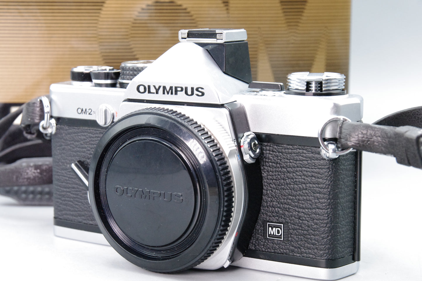 Olympus OM‑2 35mm SLR Camera – Near Mint – Original Box & Paperwork
