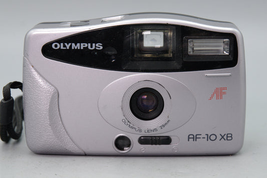 Olympus AF‑10 XB 35mm Compact Film Camera – Tested & Working