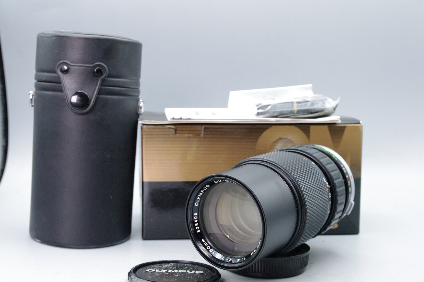 Olympus Zuiko 75–150mm f4 Zoom Lens – OM Mount Manual Focus Boxed