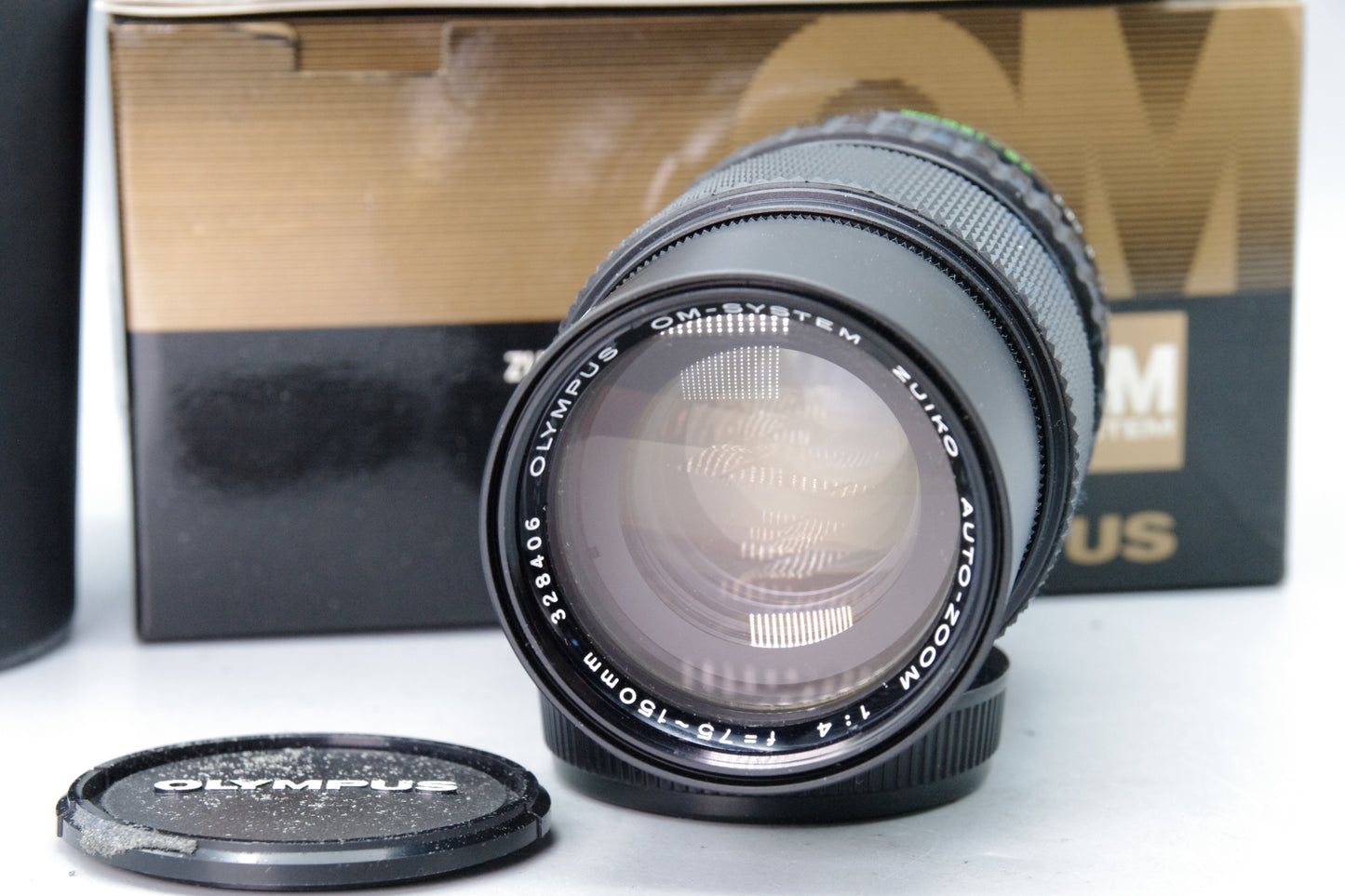 Olympus Zuiko 75–150mm f4 Zoom Lens – OM Mount Manual Focus Boxed