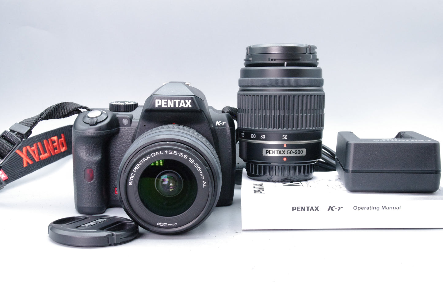 Pentax K‑r 12.4MP DSLR with 18–55mm & 50–200mm Lenses – Mint – Shutter 247