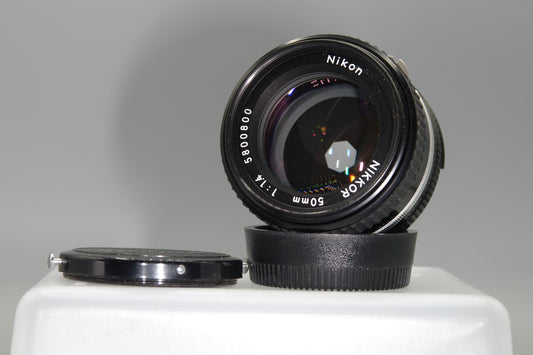 Nikon Nikkor 50mm F/1.4 AI-S Lens - Excellent