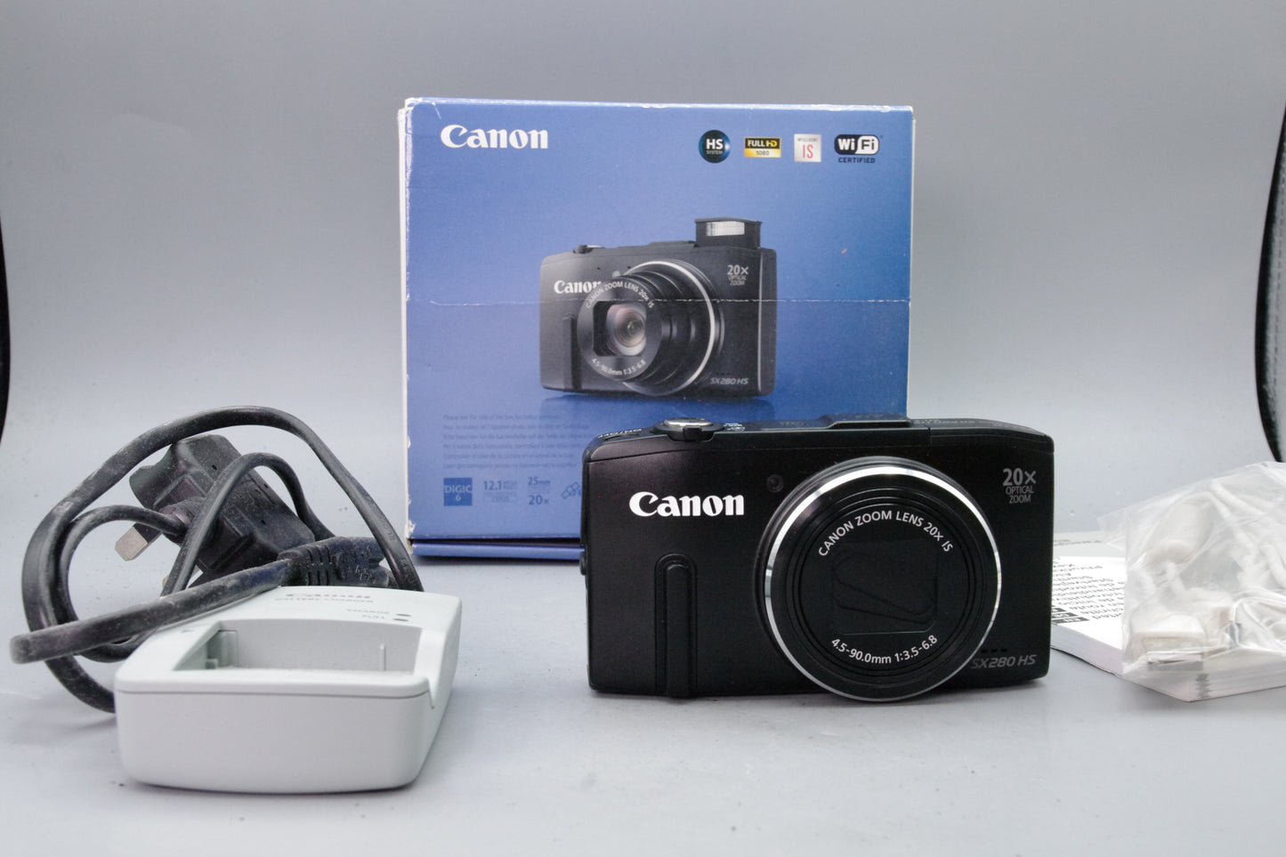 Canon PowerShot SX280 HS 12MP Compact Camera – Excellent – Boxed with Charger