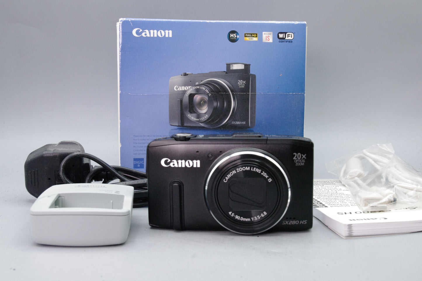 Canon PowerShot SX280 HS 12MP Compact Camera – Excellent – Boxed with Charger