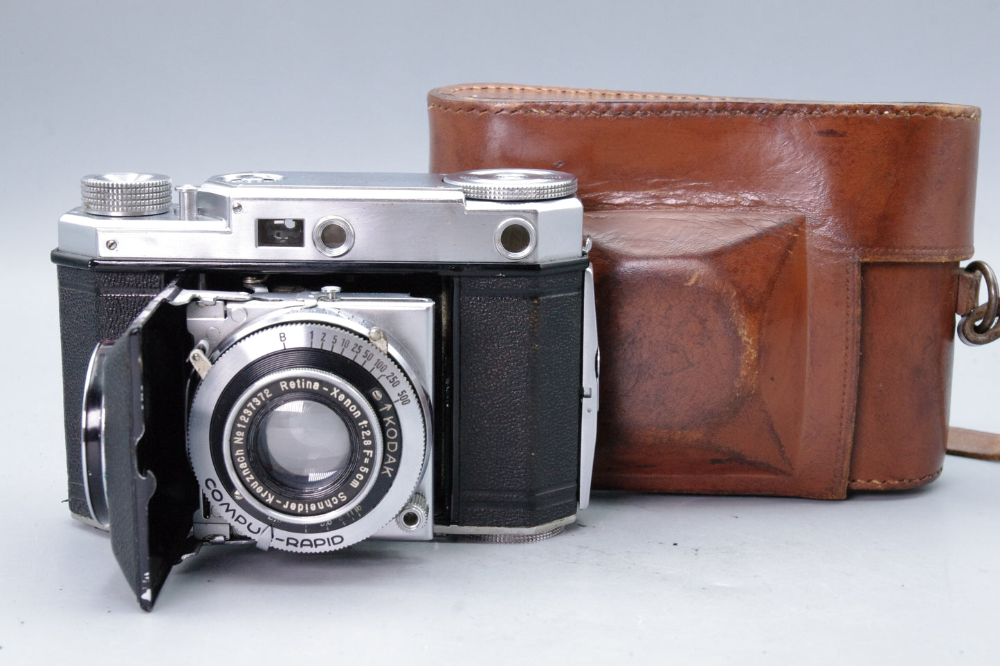 Kodak Retina II Type 142 Folding Rangefinder Camera – Xenon 50mm f/2.8 Lens