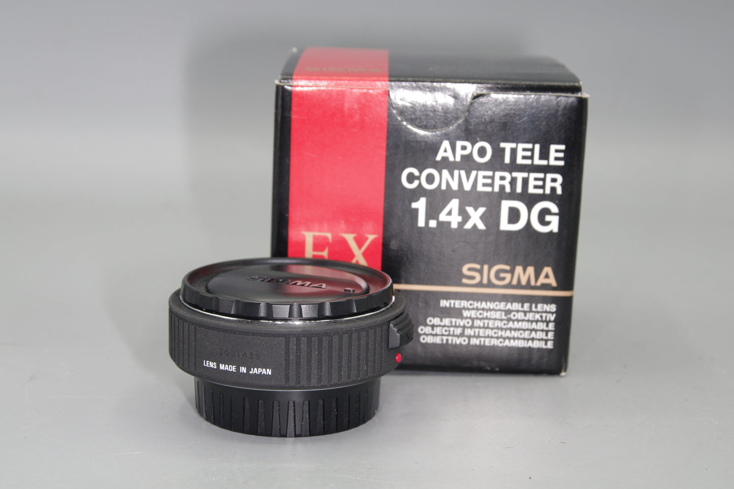 Sigma APO Tele Converter 1.4X DG EX for Minolta A Mount - Boxed - MINT