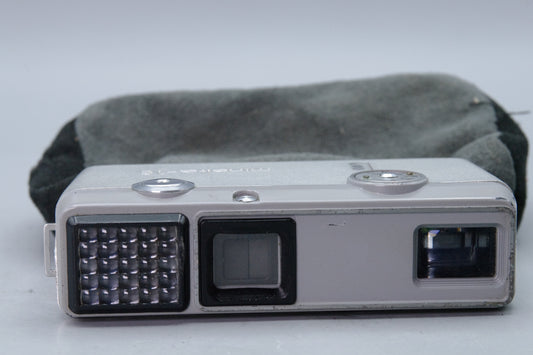 Minolta‑16 EE Sub‑Miniature Film Camera With Case
