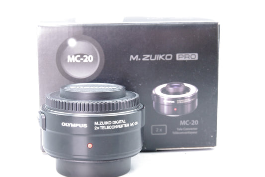 Olympus MC‑20 M.Zuiko PRO 2× Teleconverter – Four Thirds – Boxed – Excellent