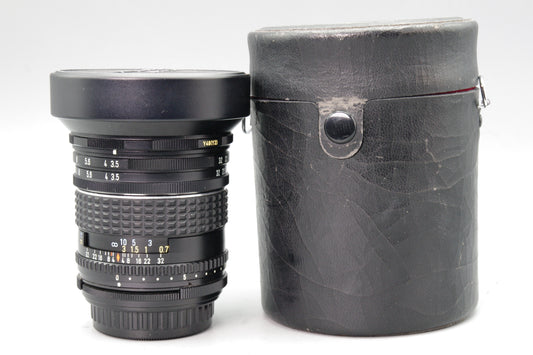 Asahi Pentax 28mm f/3.5 Shift Lens – Serviced – Excellent – Caps Included