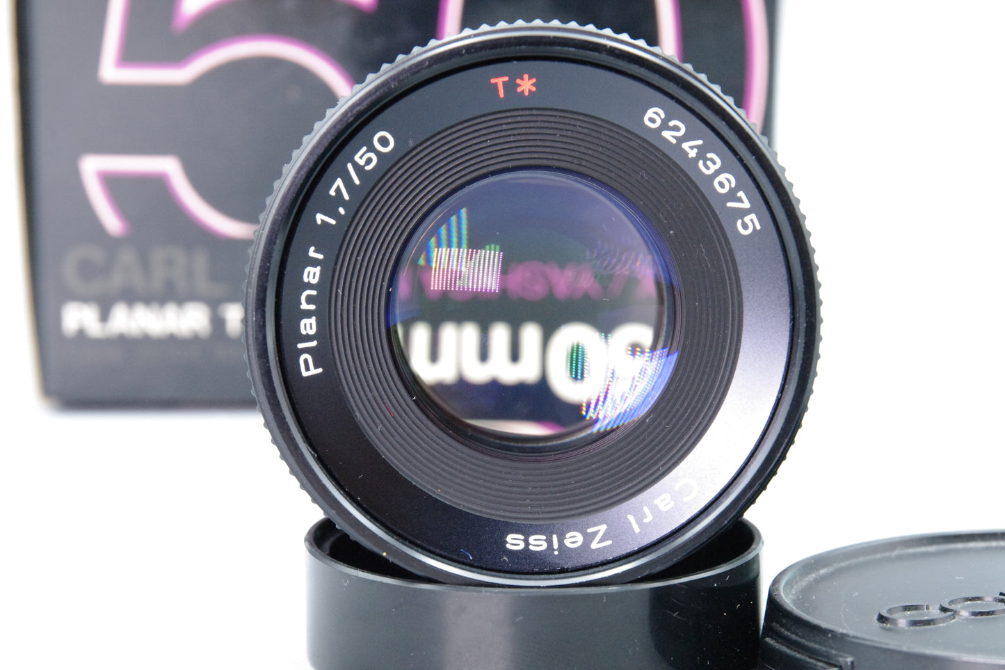 Carl Zeiss Planar 50mm F1.7 Lens Contax/Yashica Mount Excellent Boxed