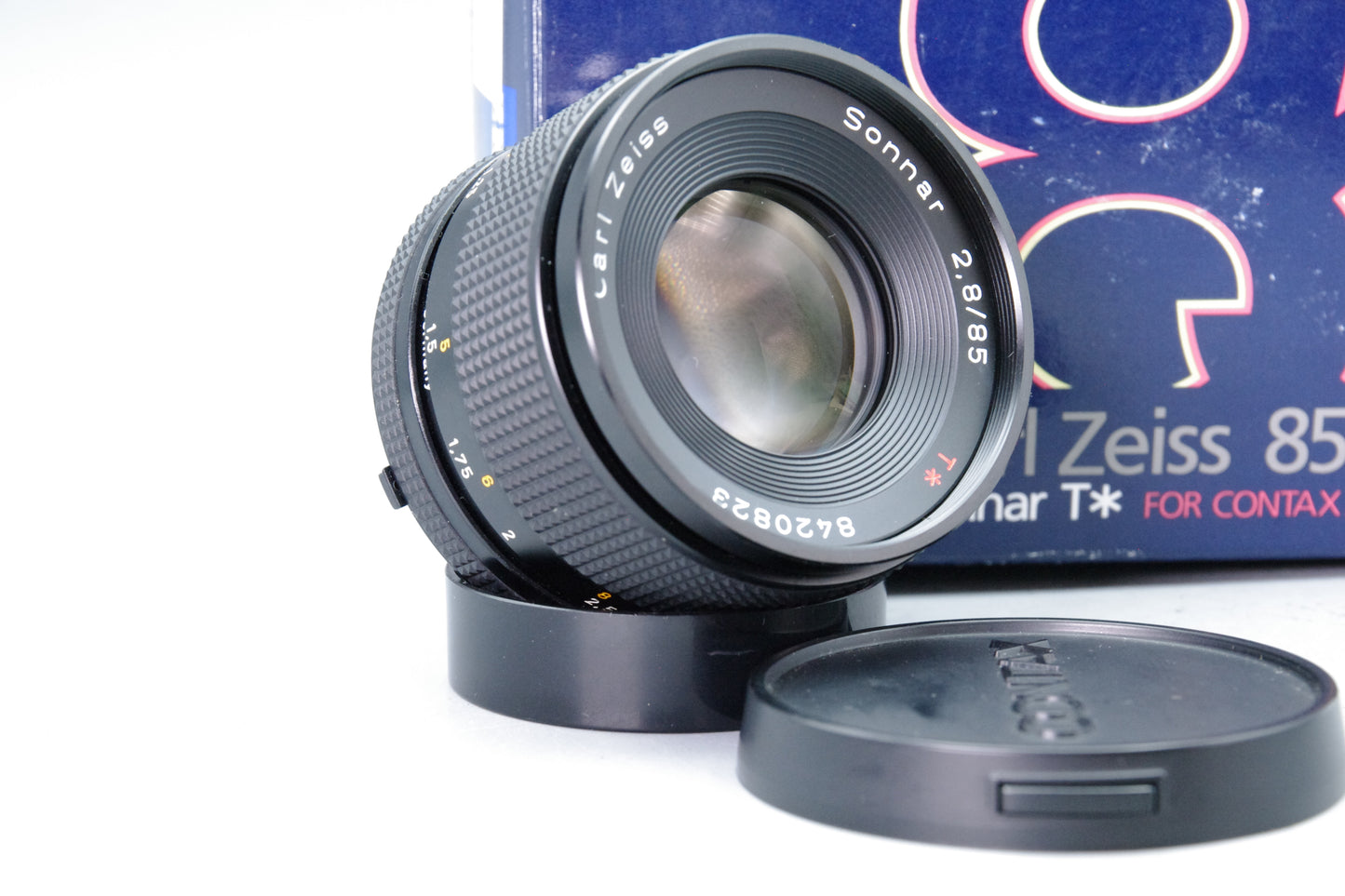 Carl Zeiss Sonnar 85mm f/2.8 Lens – C/Y Mount – Boxed – Excellent Condition