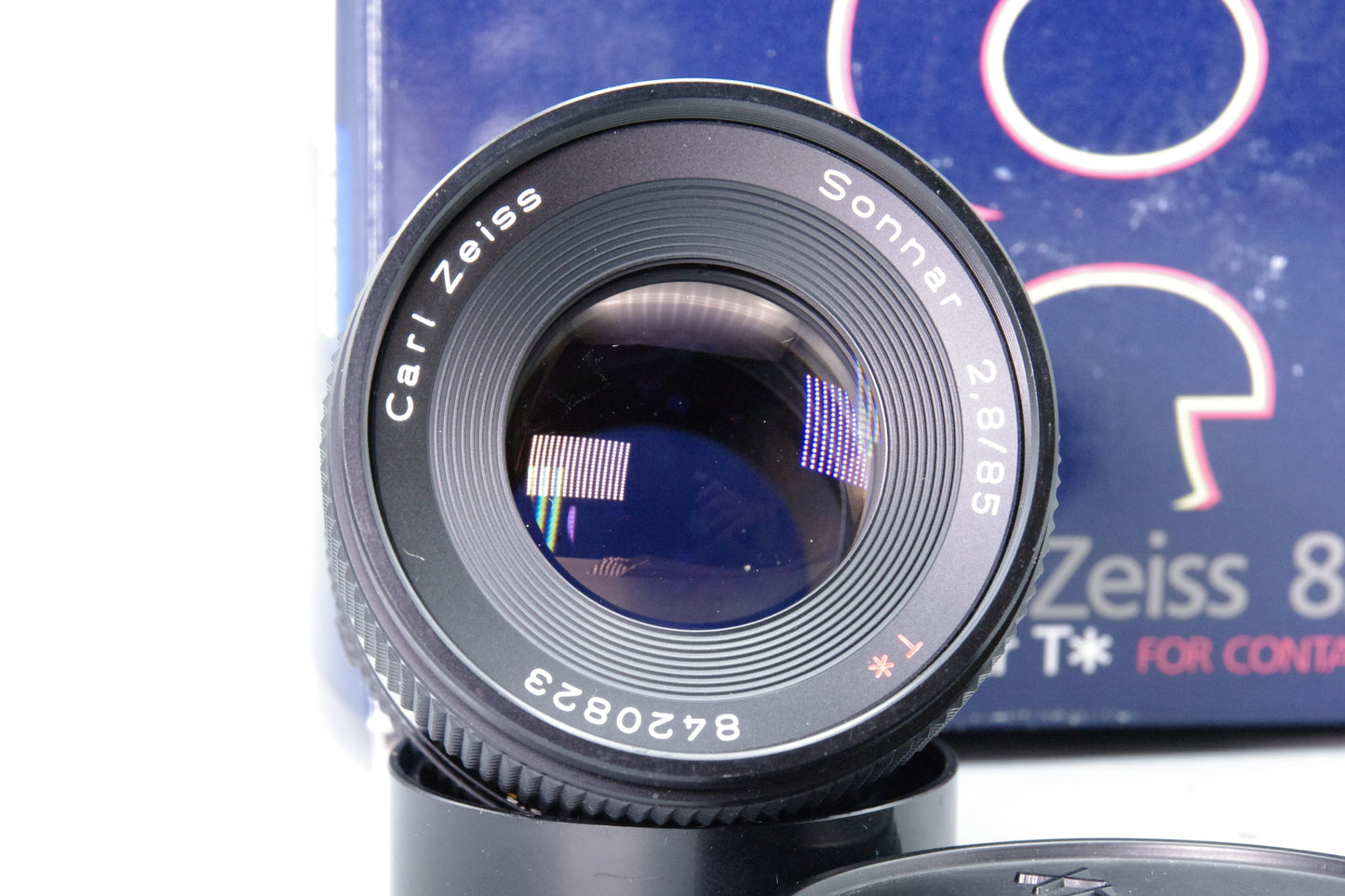 Carl Zeiss Sonnar 85mm f/2.8 Lens – C/Y Mount – Boxed – Excellent Condition