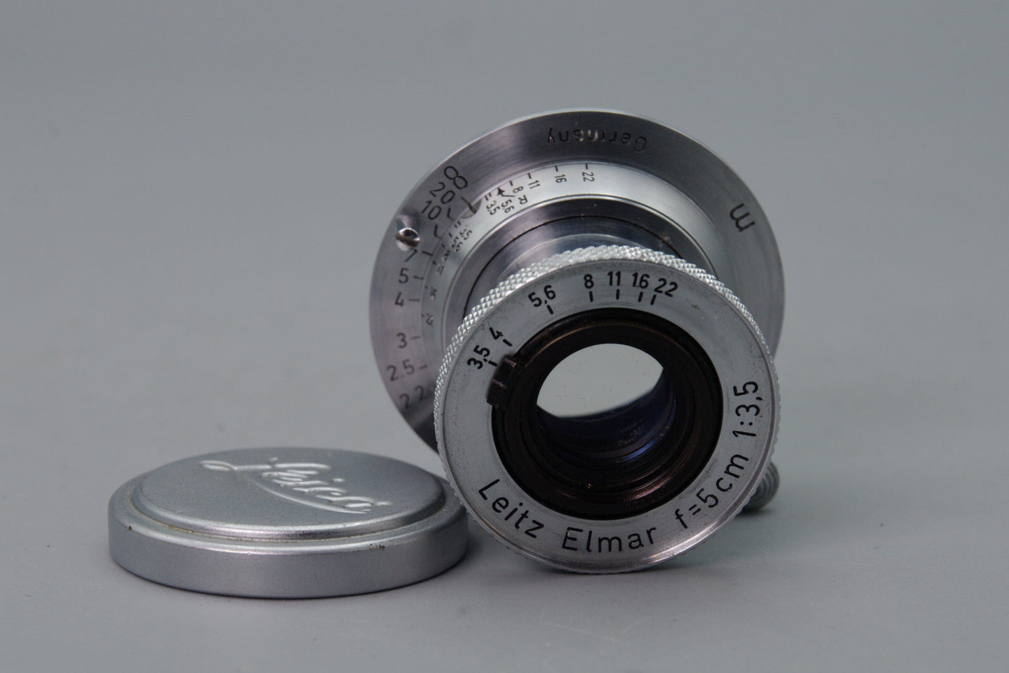 Leitz Elmar 5cm f/3.5 L39 Collapsible Lens – Serviced – With Front Cap