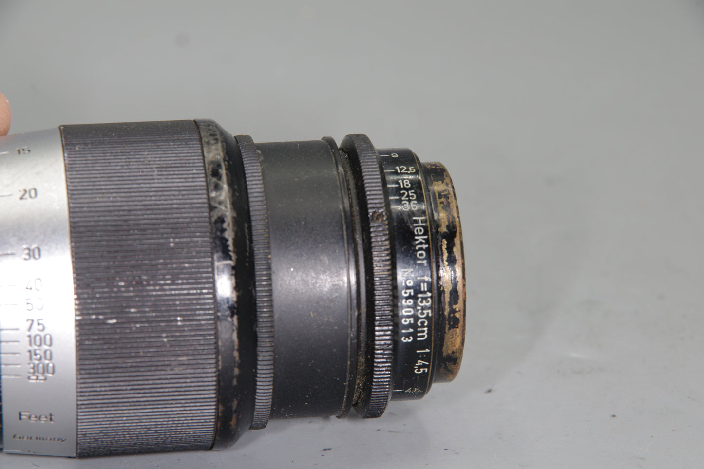 1936 Leitz Hektor 135mm f/4.5 LTM Lens – Leica Screw Mount - minor haze