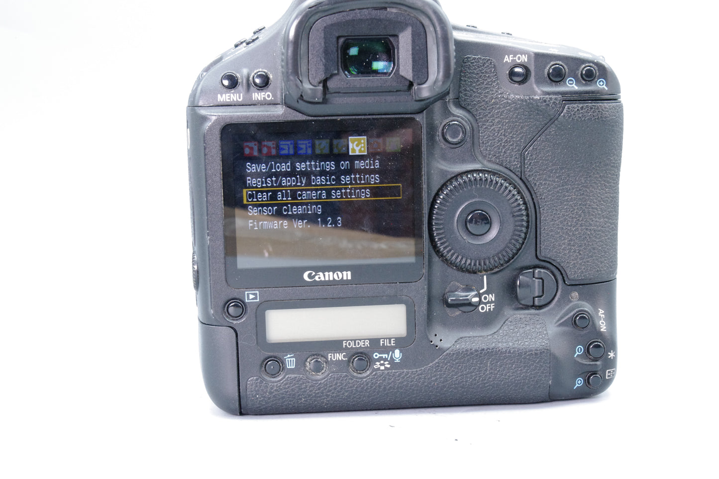 Canon EOS‑1Ds Mark III DSLR Camera – Working But Worn