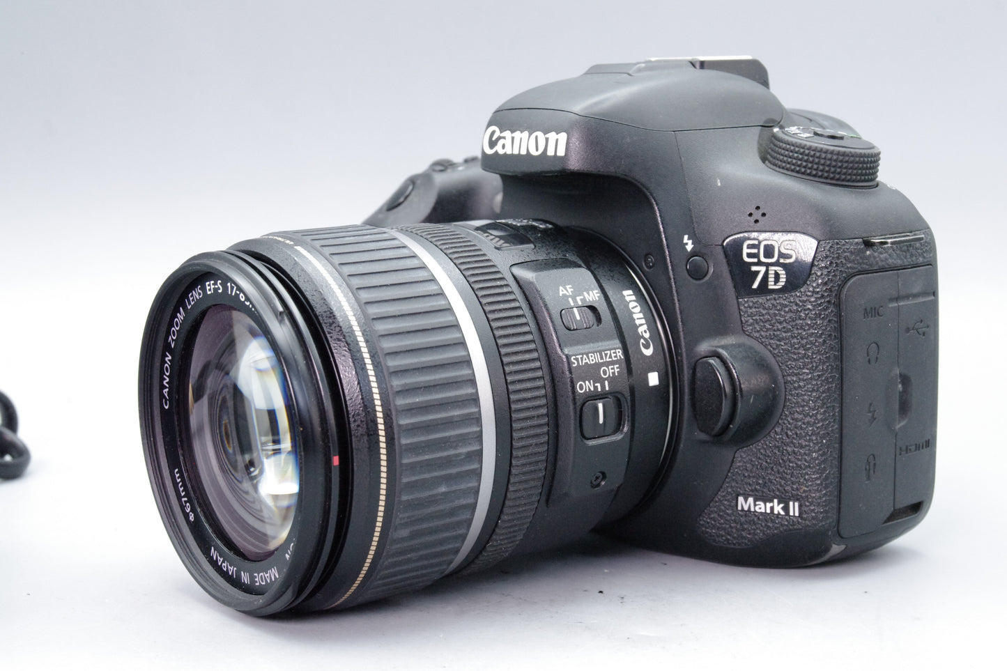 Canon EOS 7D Mark II 20.2MP DSLR – Excellent – 17–85mm Lens – Charger & Battery