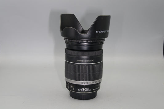 Canon EF-S 18-200mm F/3.5-5.6 IS  AF  Lens - VGC
