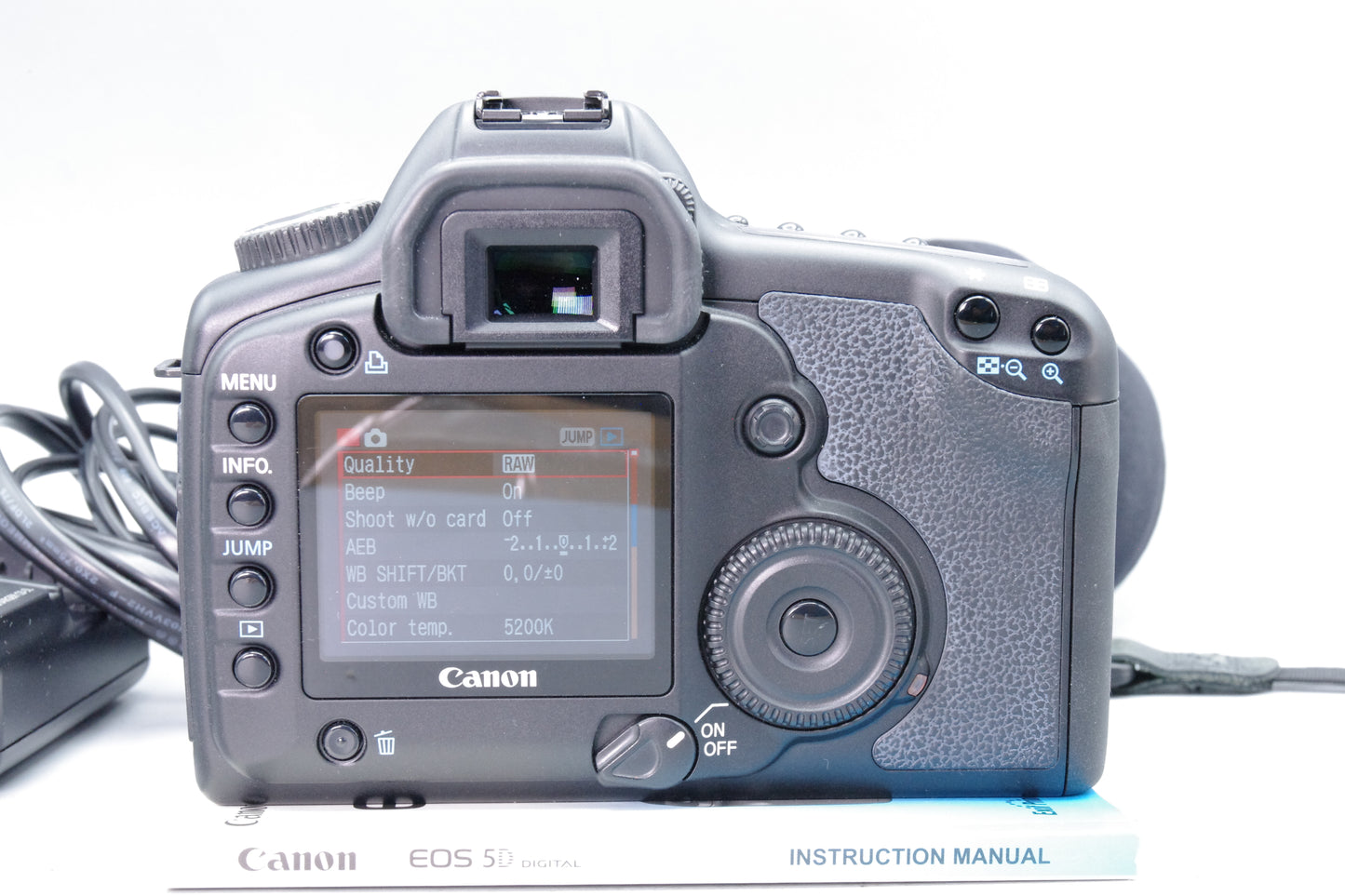 Canon EOS 5D Mark I Full Frame DSLR – Classic – Excellent – Charger & Battery