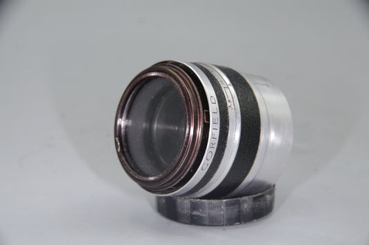Corfield Lumax 45mm f/3.5 Lens – LTM Leica Thread Mount – British Made – Rare